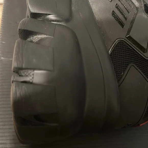 Prada Calzature Donna Nero maglia tech rubber wedge sneakers, Sz 35.5 - Picture 13 of 16